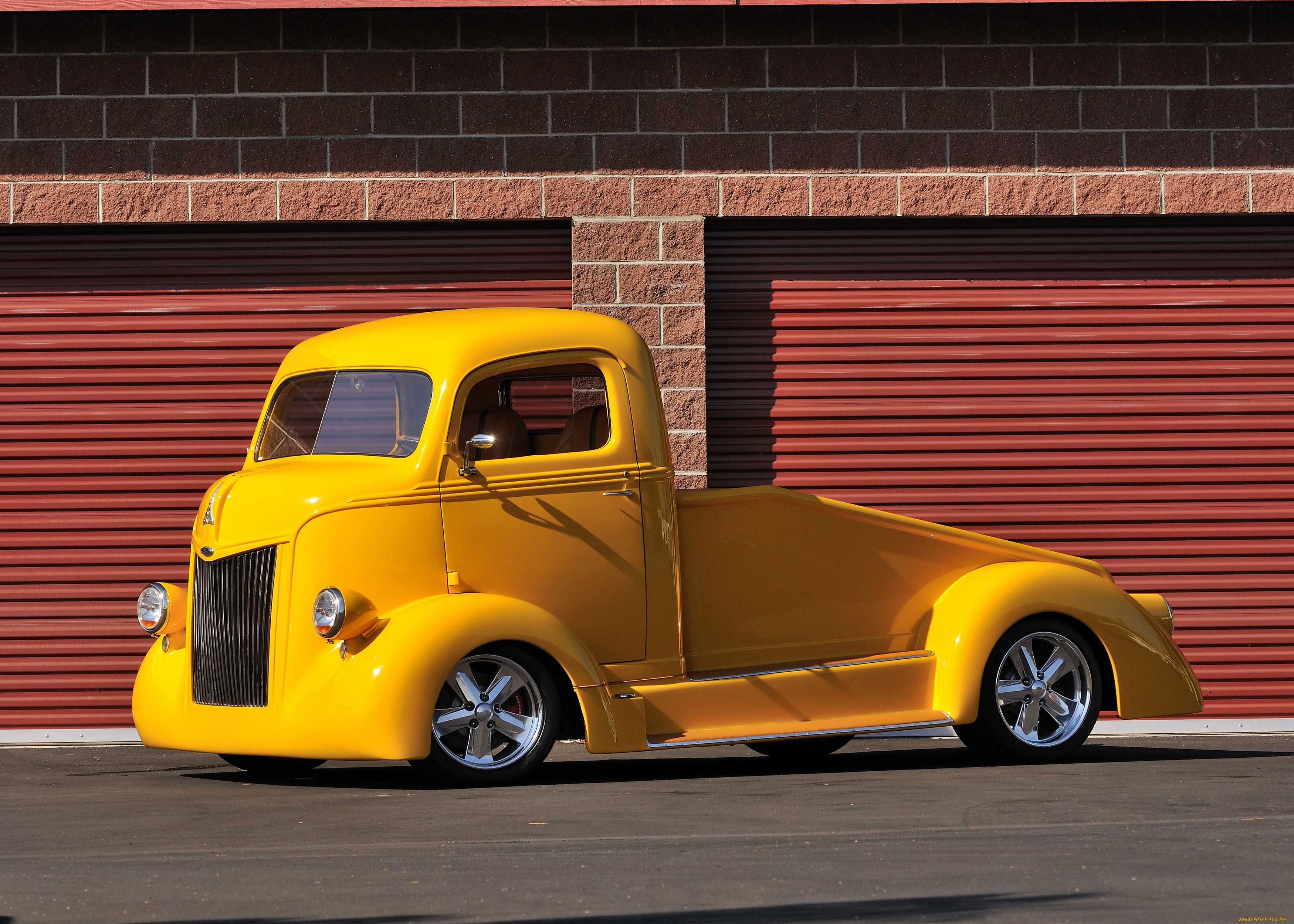 , ford trucks, truck, yellow, custom